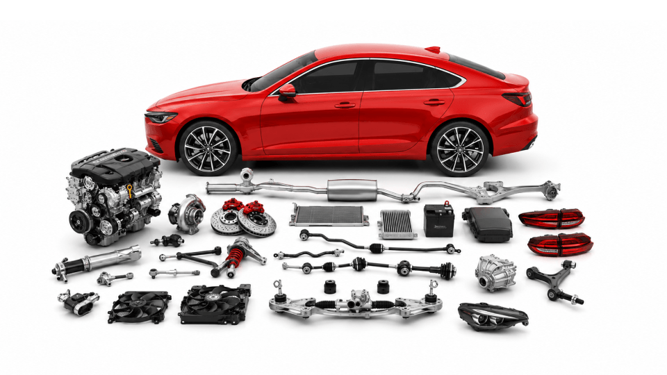 Passenger car spare parts